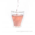 250ml Handmade Double Wall Glass Cup For Coffee